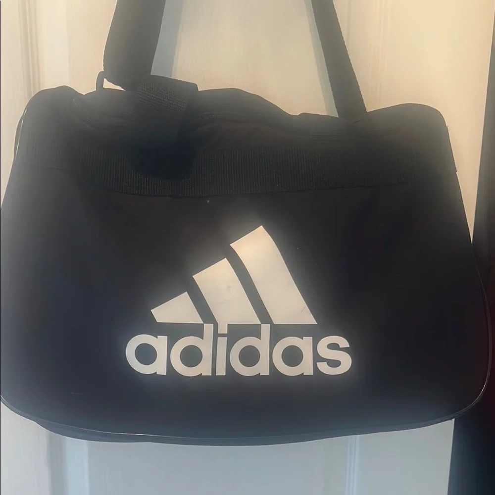 Adidas Black Duffel Bag